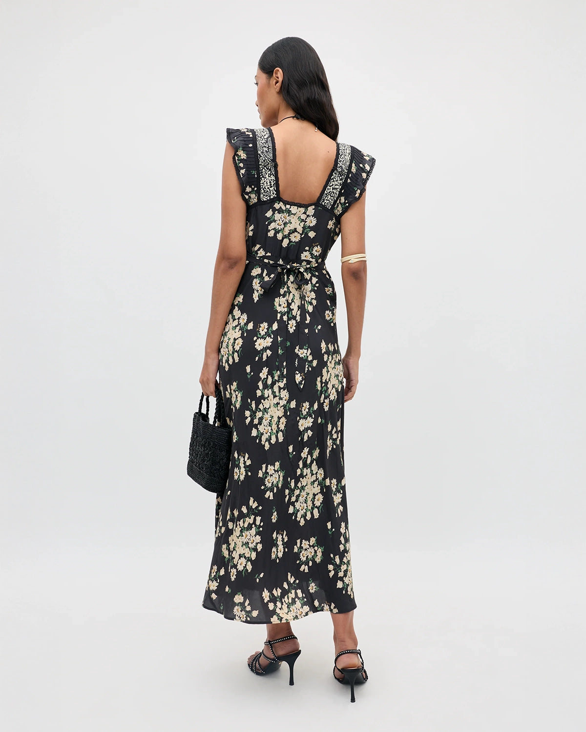 Bailee Dress - Amelia Gremlin Mix Black