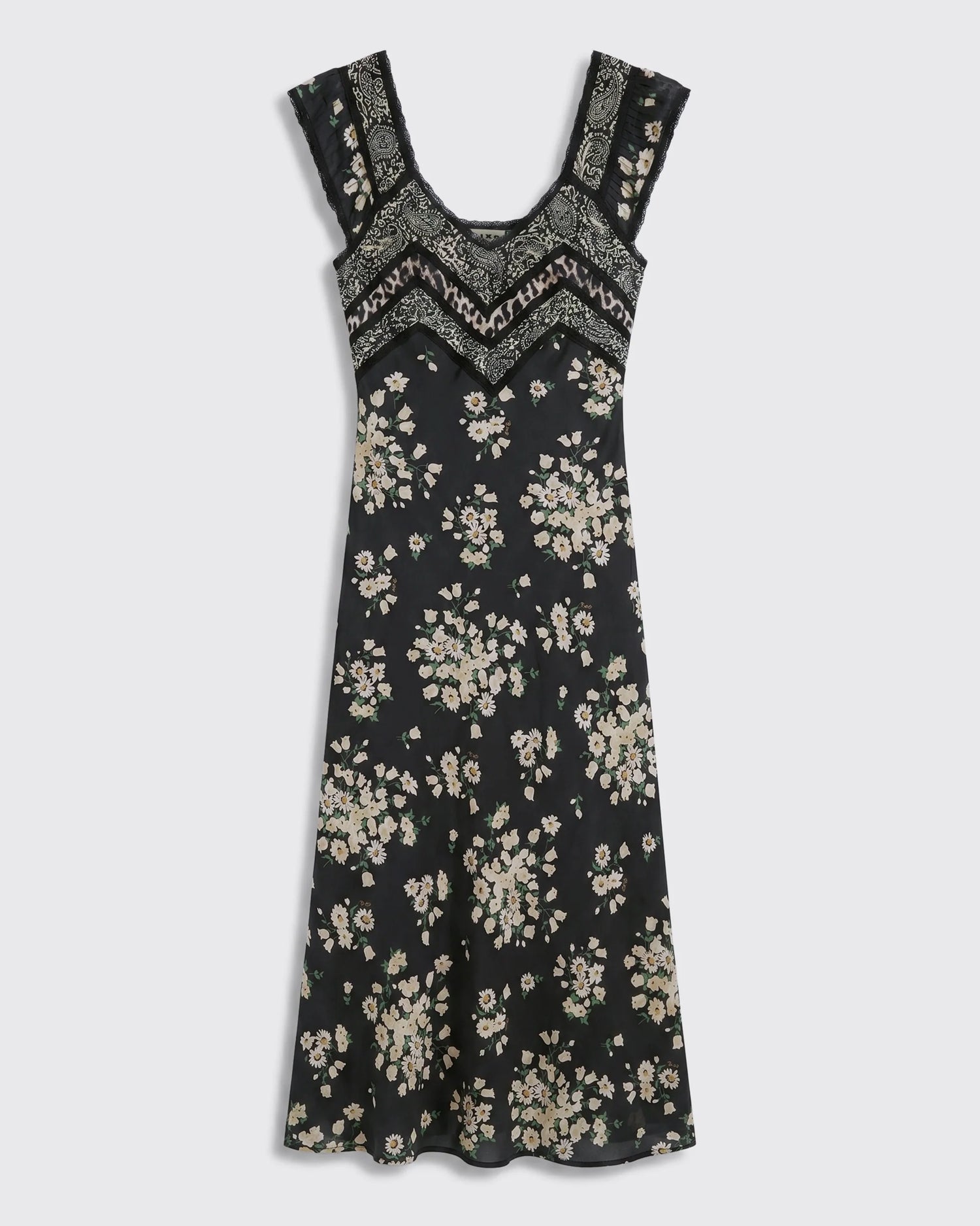 Bailee Dress - Amelia Gremlin Mix Black