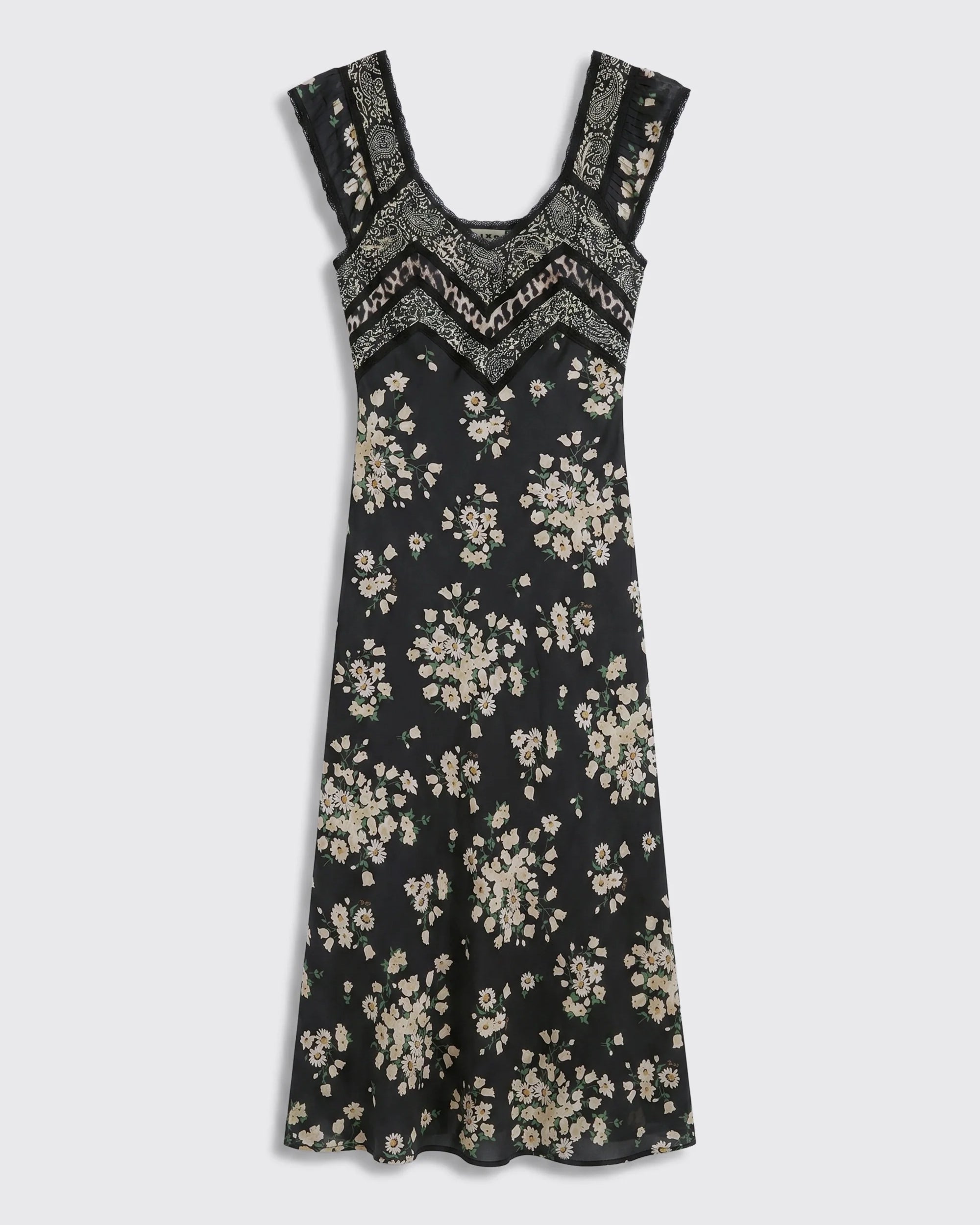 Bailee Dress - Amelia Gremlin Mix Black