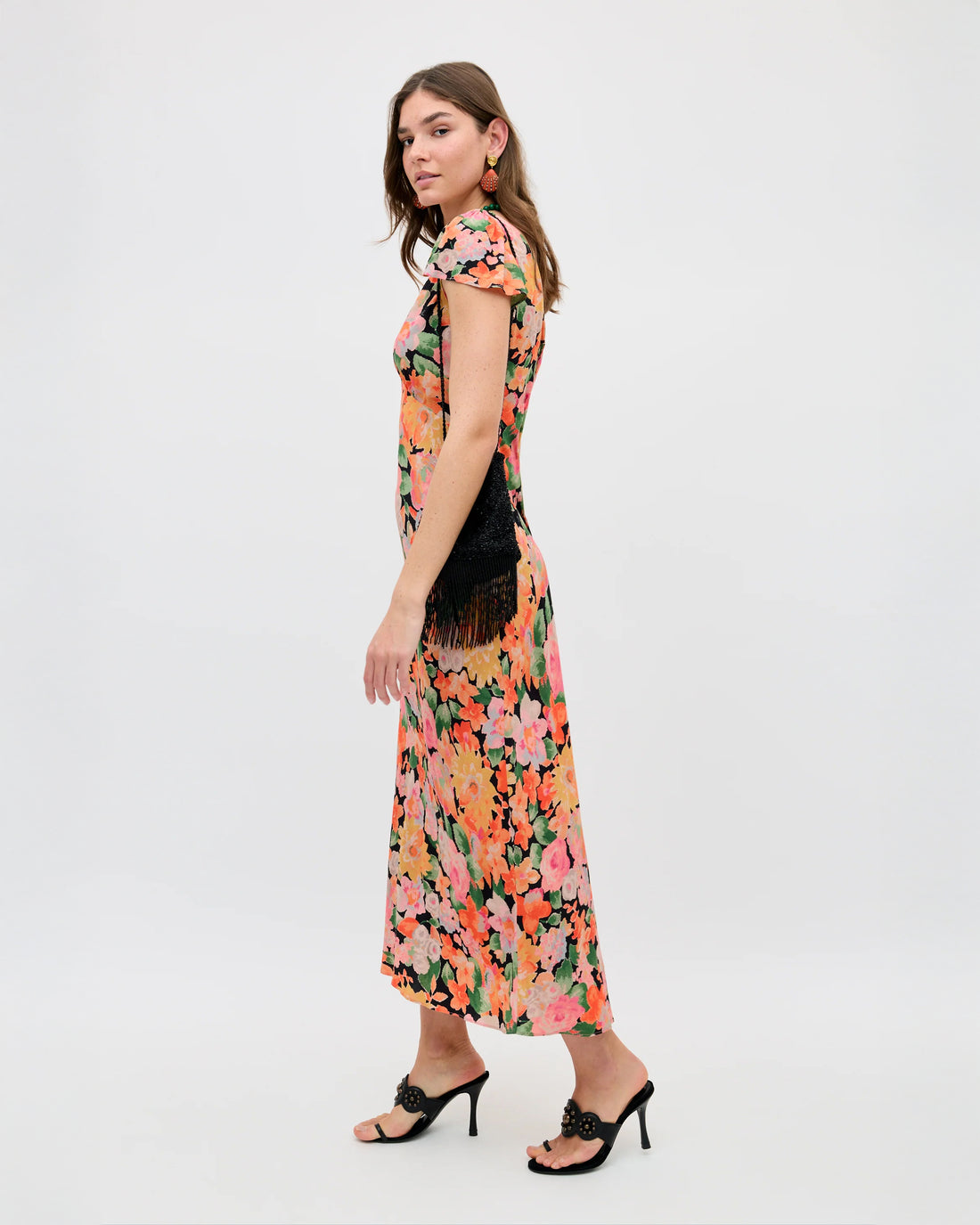 Cathy Dress - Chelsea Floral Black