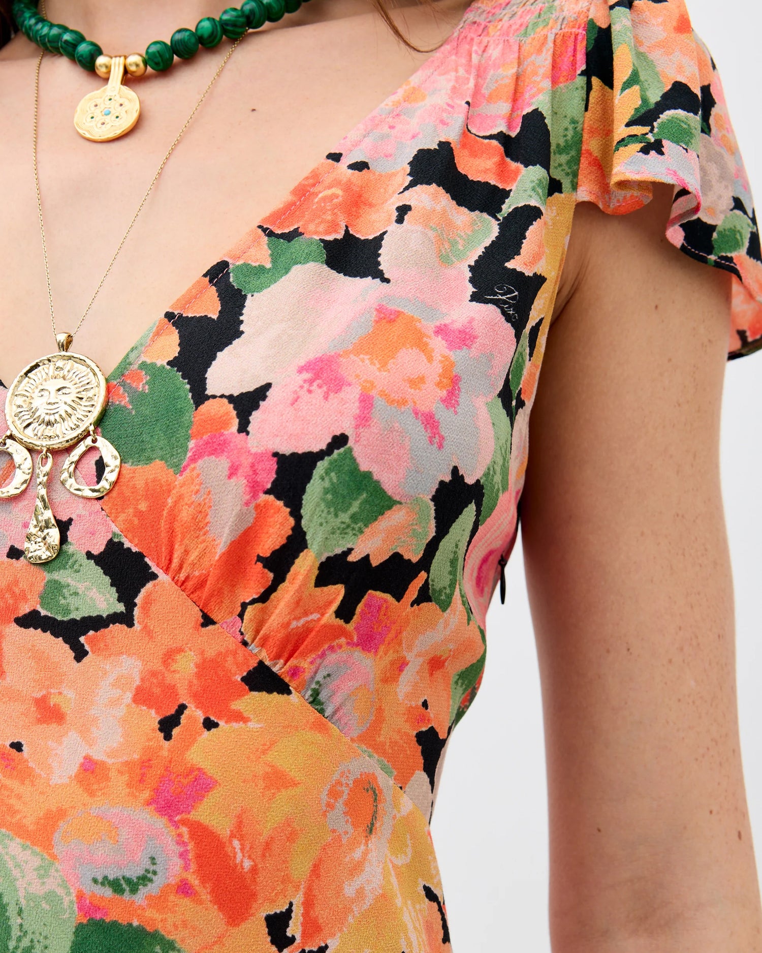Cathy Dress - Chelsea Floral Black