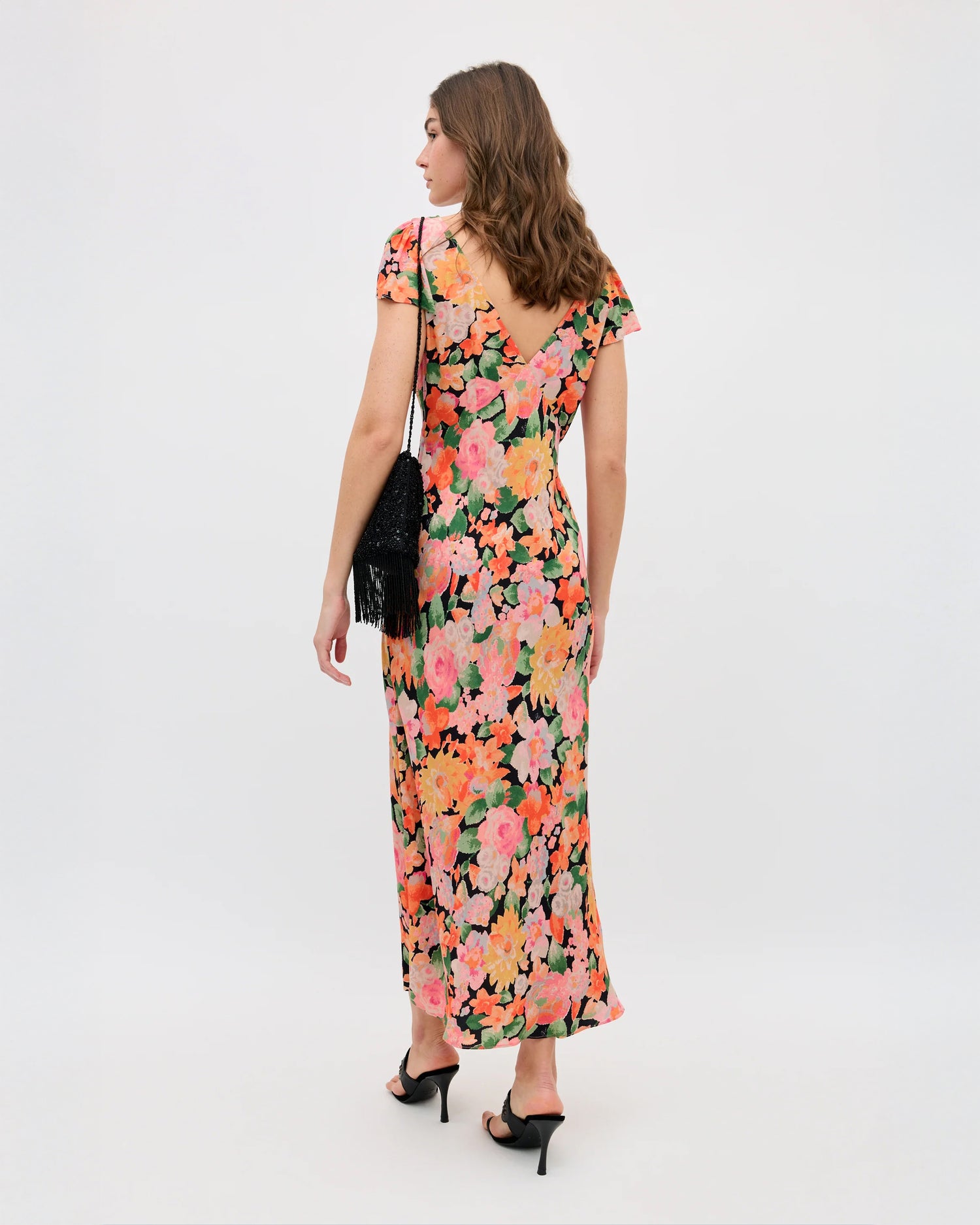 Cathy Dress - Chelsea Floral Black