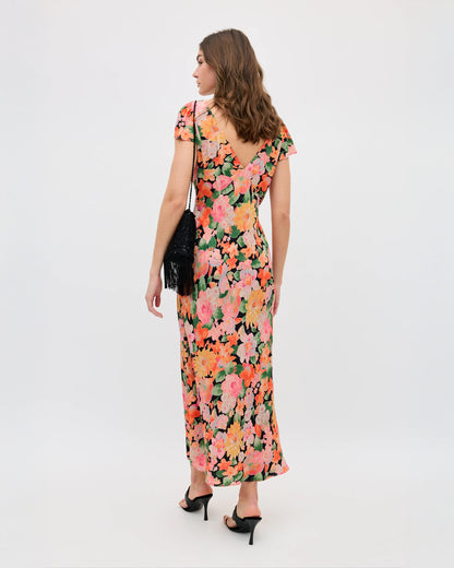 Cathy Dress - Chelsea Floral Black