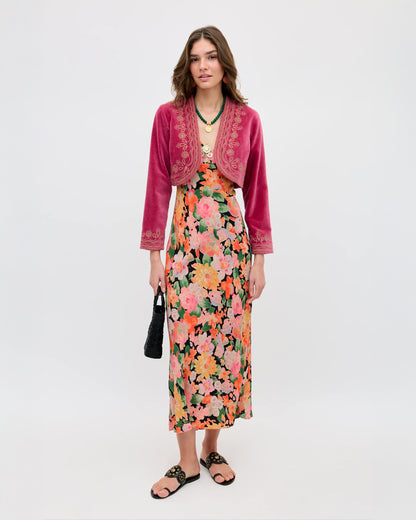 Cathy Dress - Chelsea Floral Black