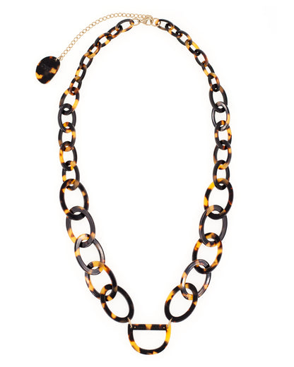 Original D Glasses Necklace - Tortoiseshell
