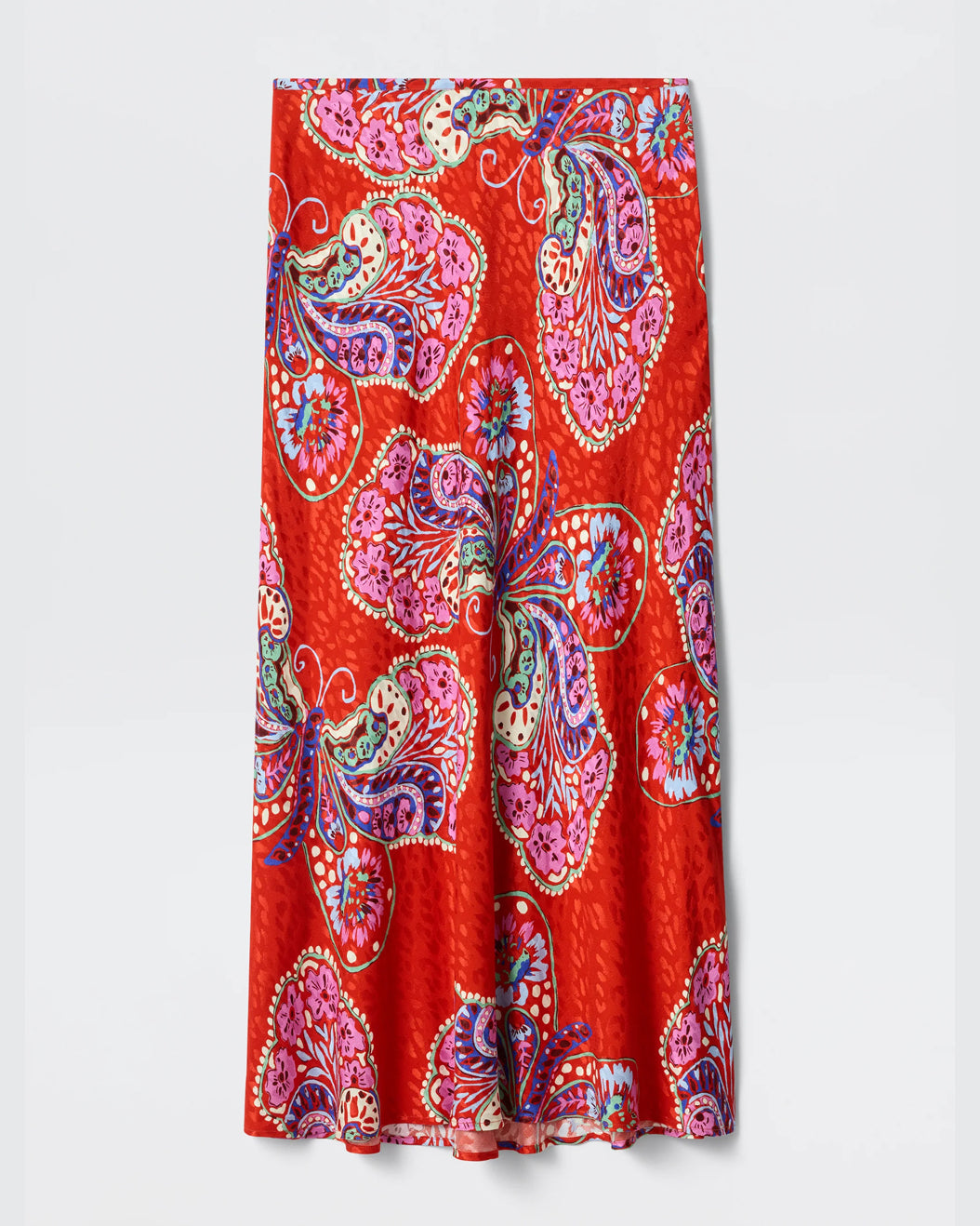 Kelly Skirt - Butterfly Bloom Jacquard Red