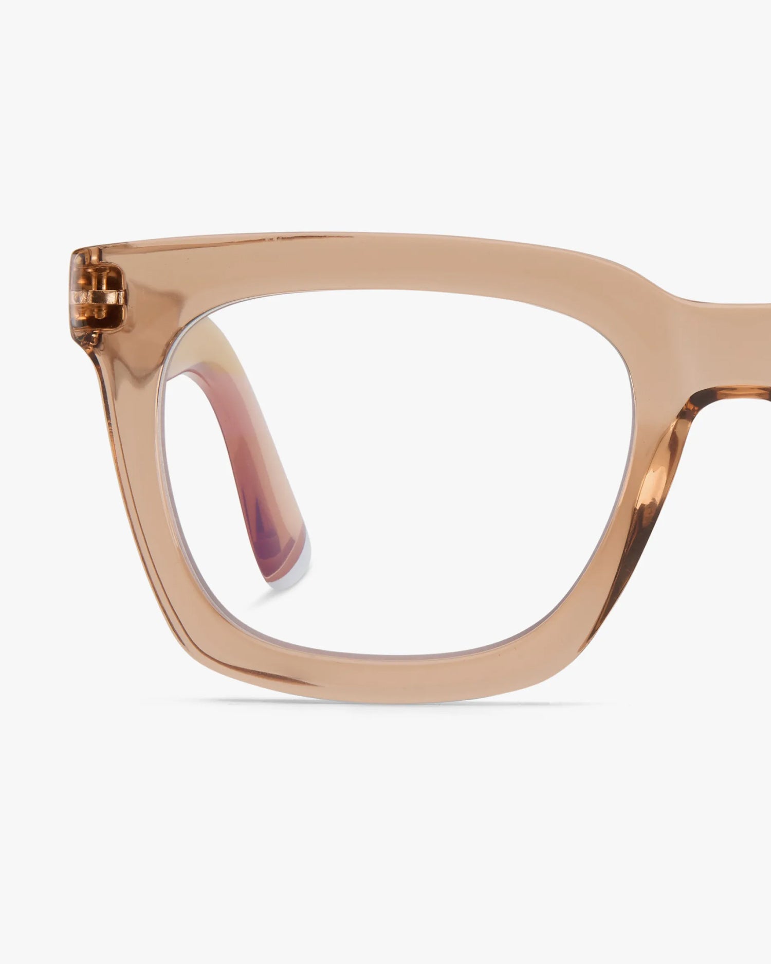 Max Glossy Reading Glasses - Rose