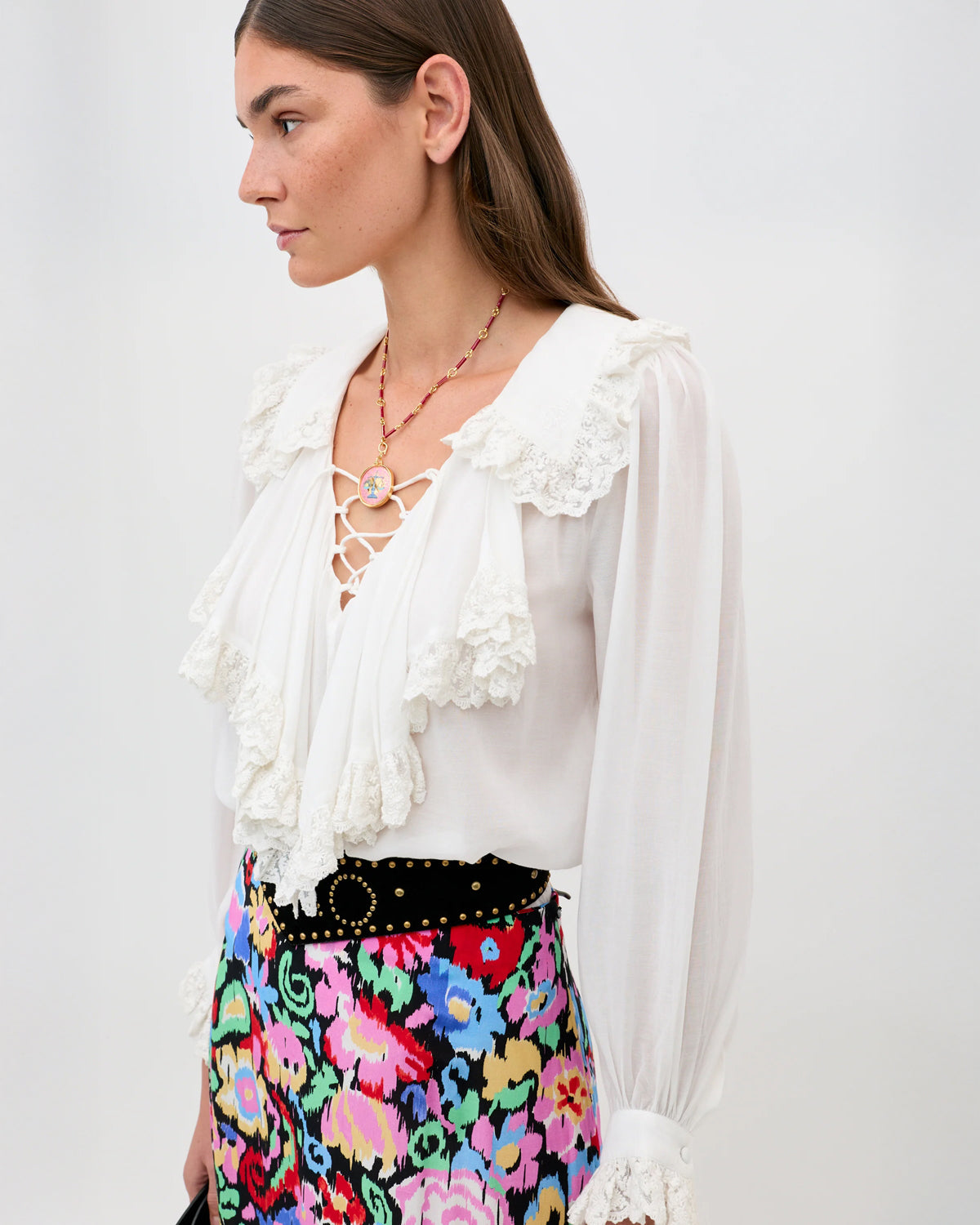 Milia Top - White