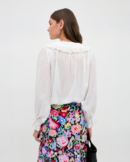 Milia Top - White