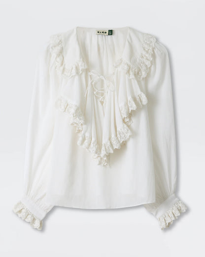 Milia Top - White