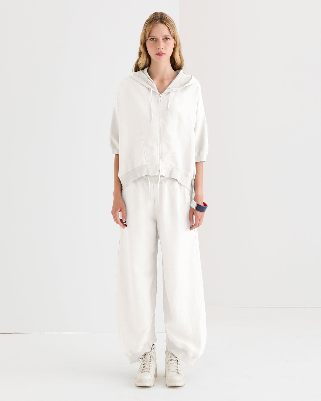 Hooded Top - White