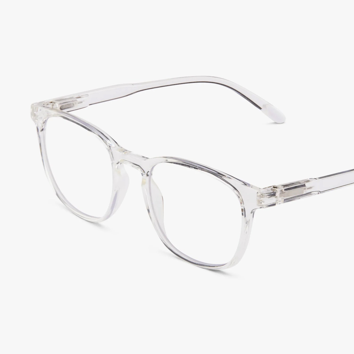 Dalston Glossy Glasses - Crystal