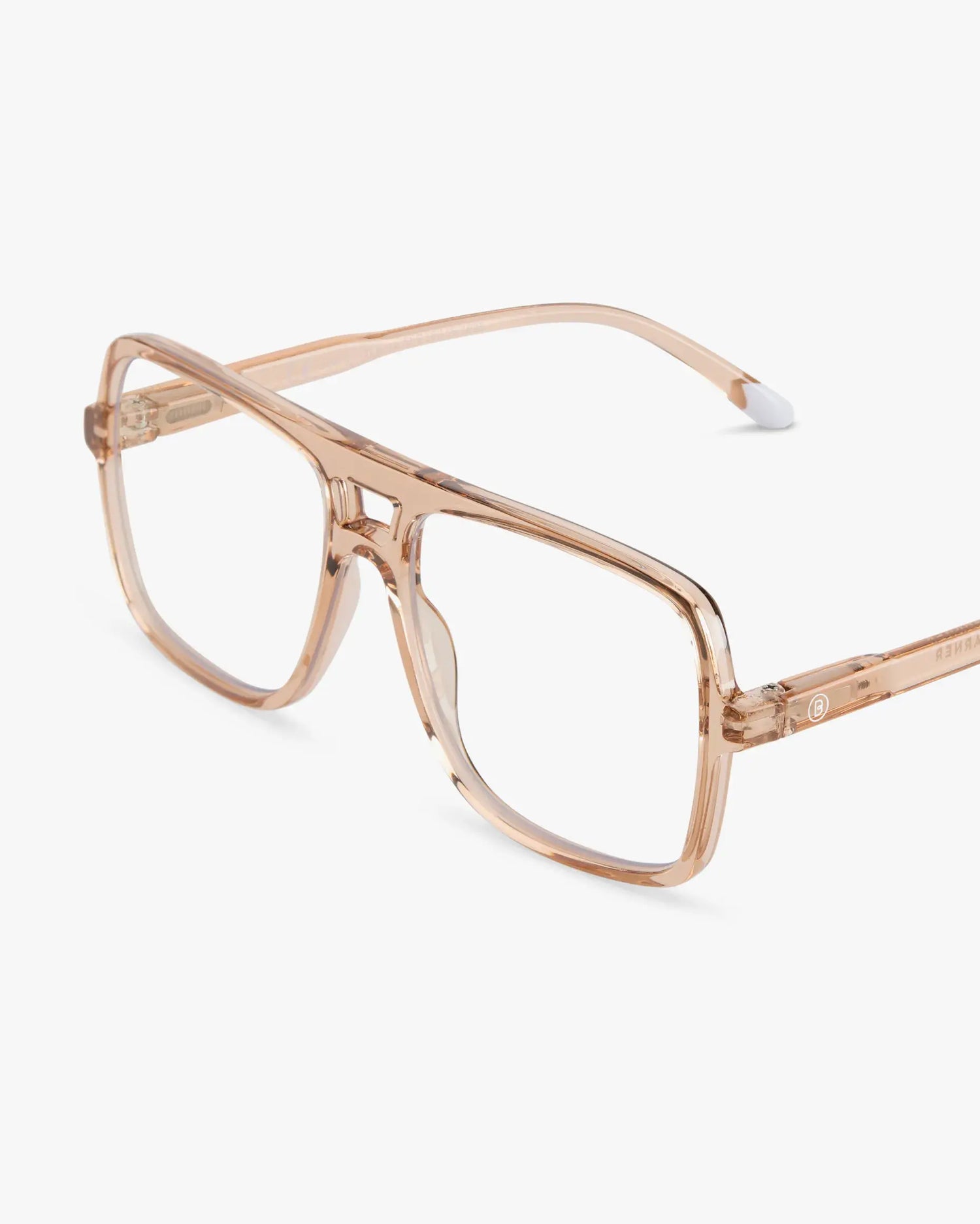 Jake Glossy Reading Glasses - Rose