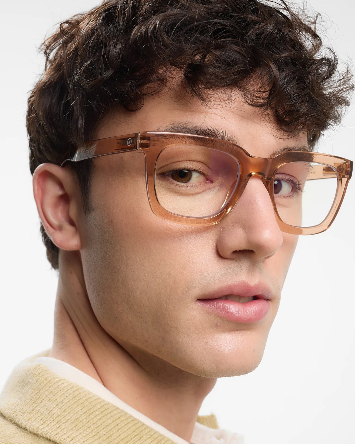 Max Glossy Reading Glasses - Rose