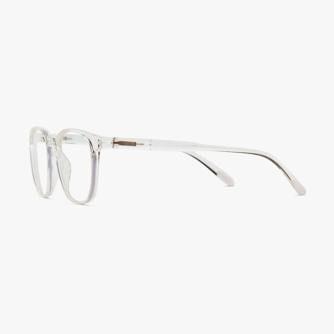 Dalston Glossy Glasses - Crystal