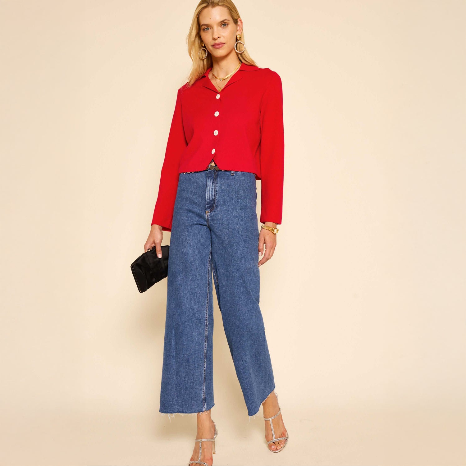 Aara Cardigan - Red