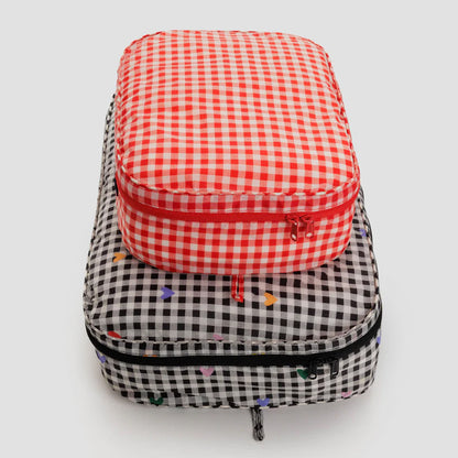 Large Packing Cube Set - Gingham