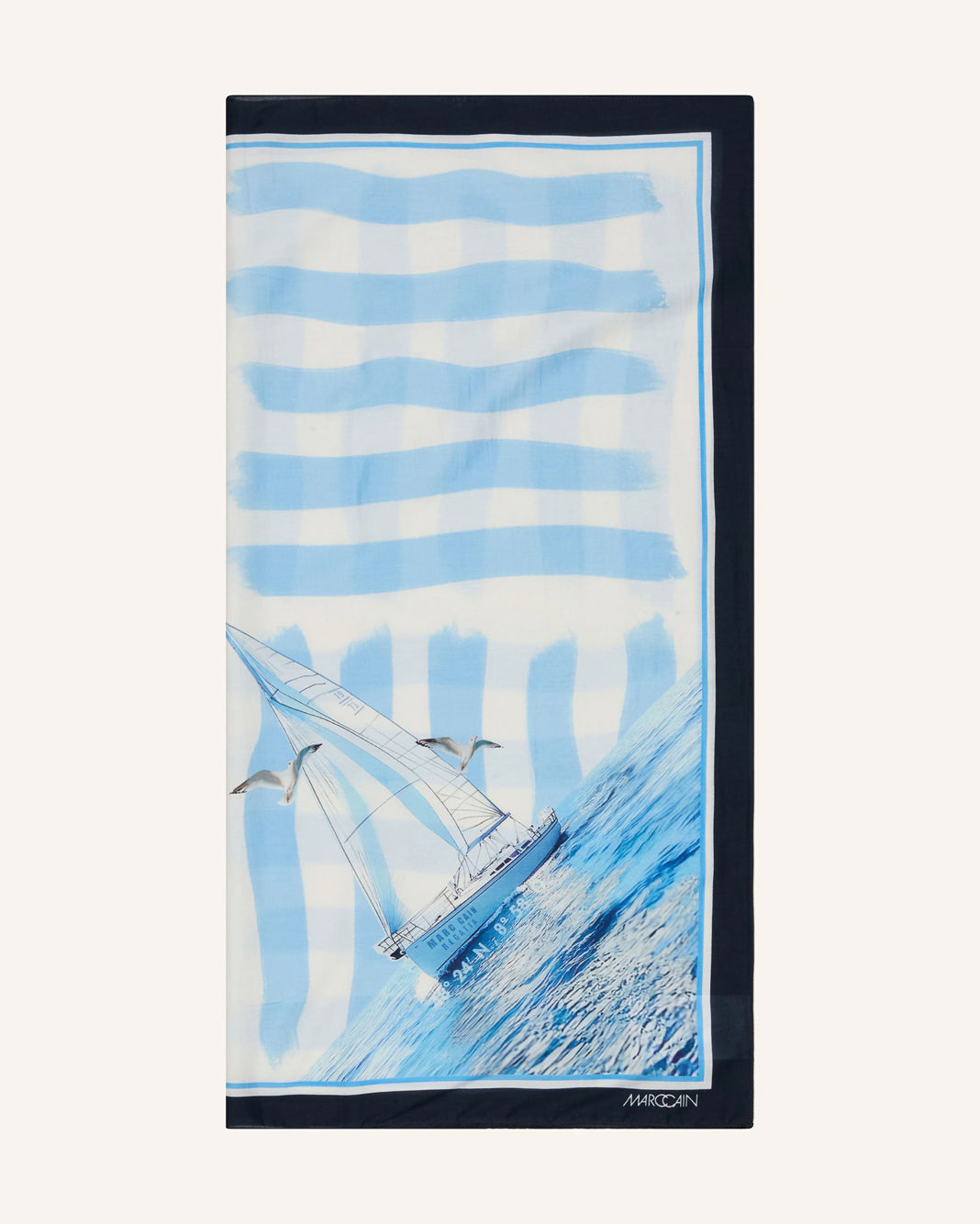 Nautical Scarf - Blue