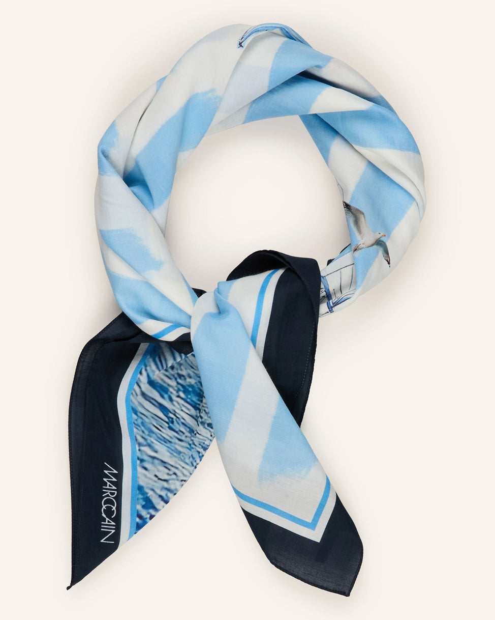 Nautical Scarf - Blue