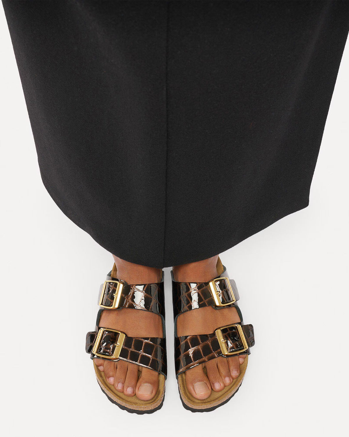 Arizona Leather Women - Emboss Leather Black