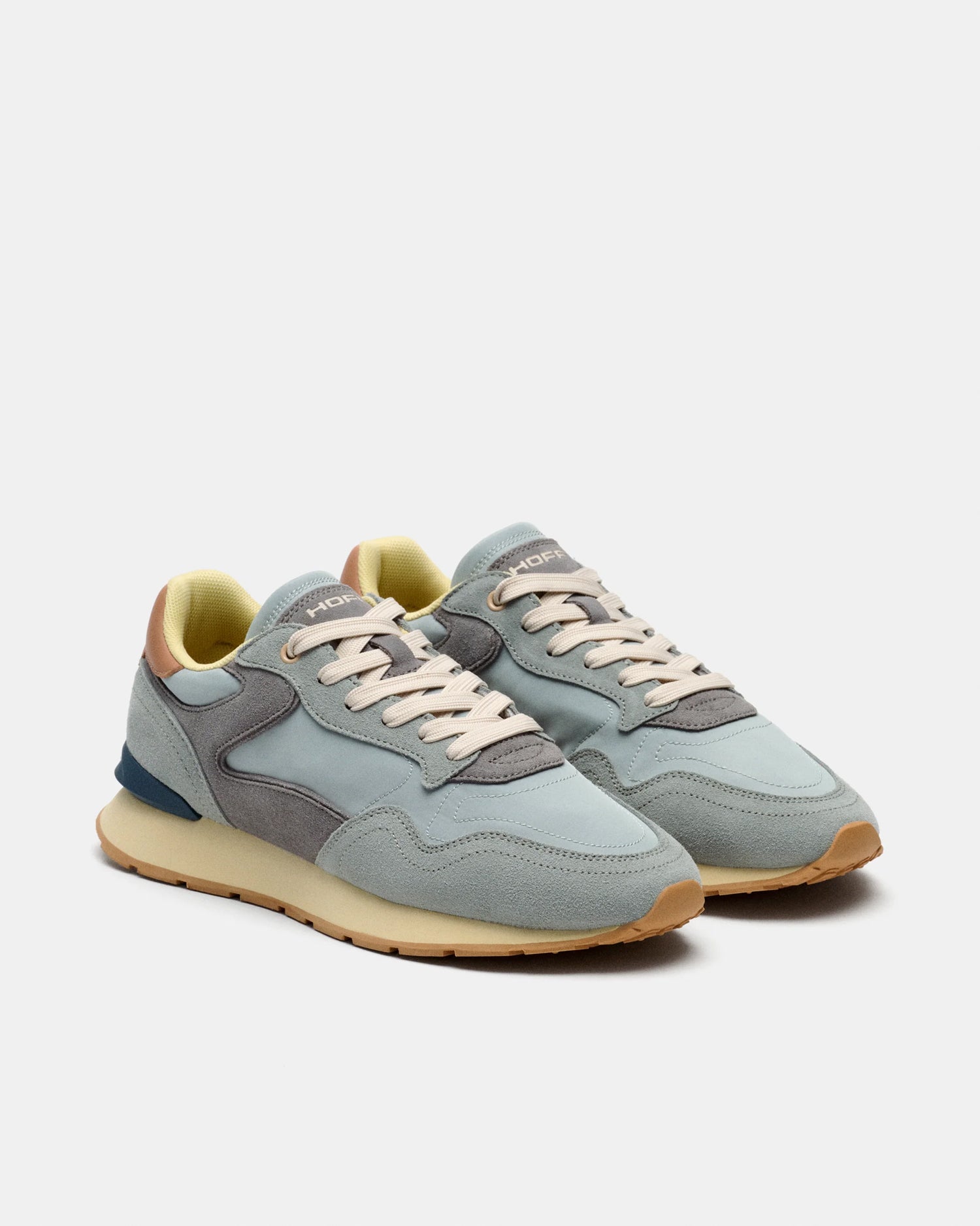 City Retro Trainers - Light Blue