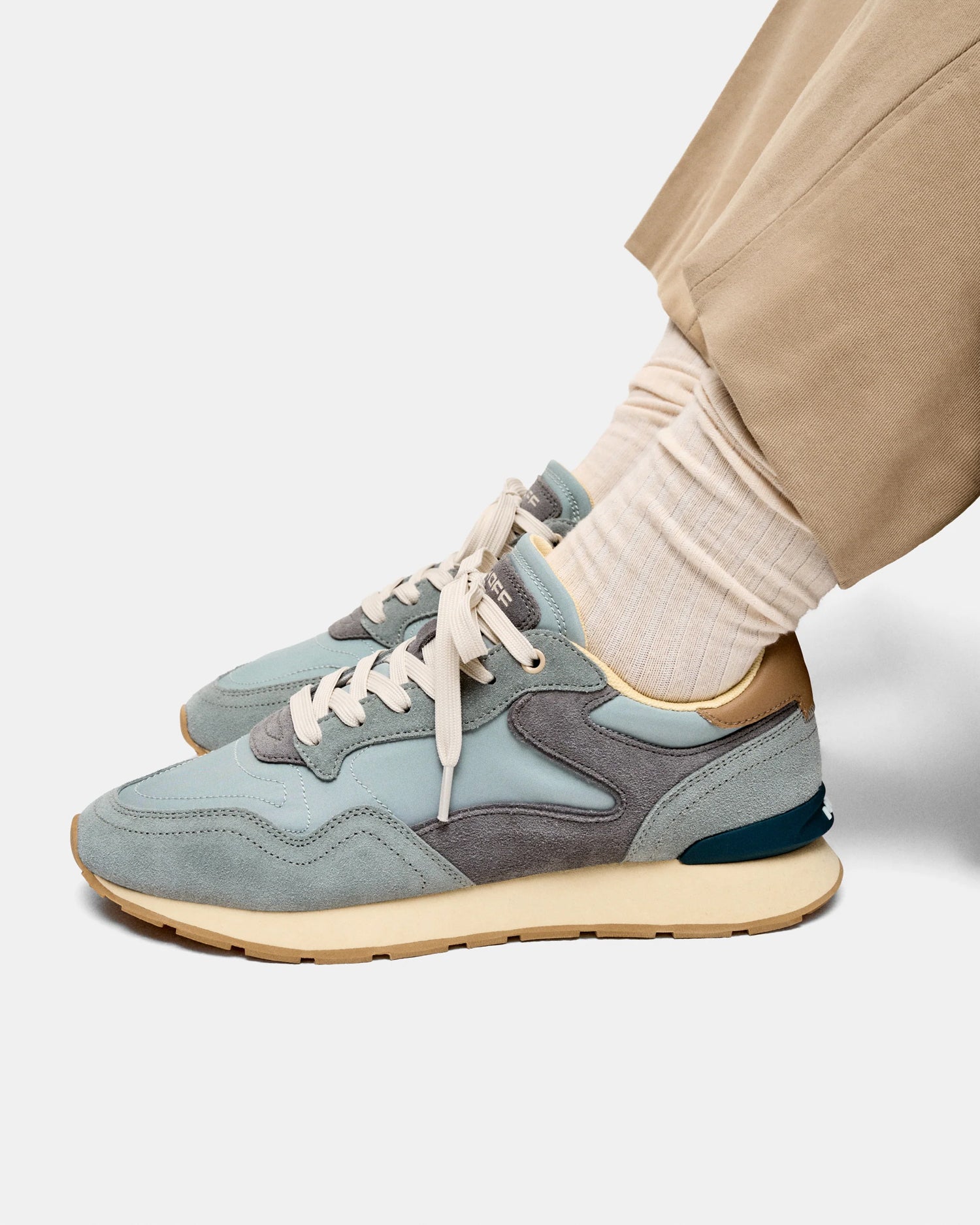 City Retro Trainers - Light Blue