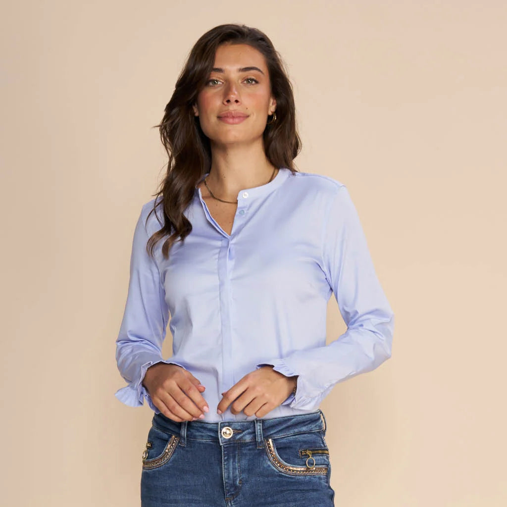 Mattie Flip Shirt - Light Blue