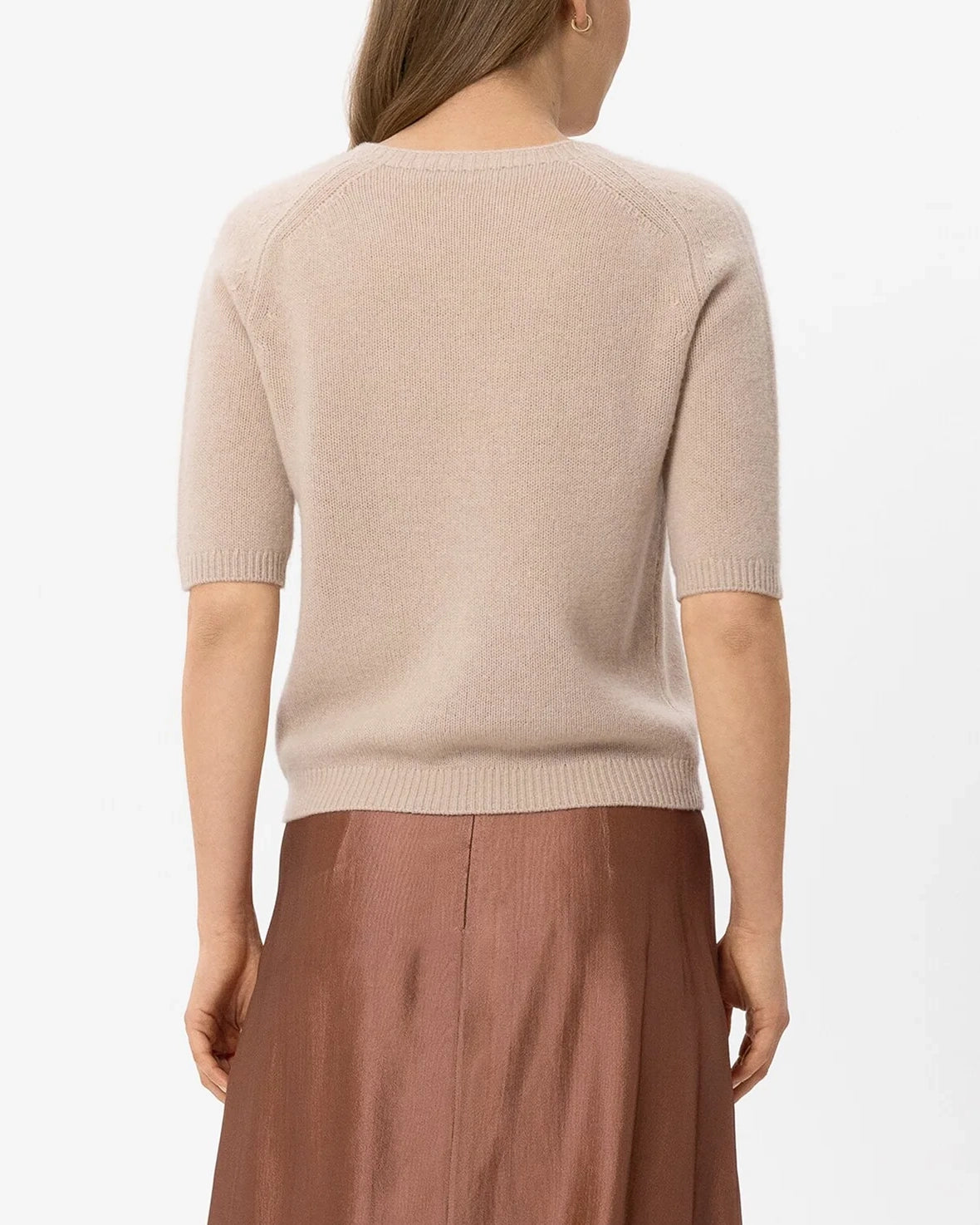 Cashmere Blend Pullover - Cappuccino