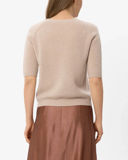Cashmere Blend Pullover - Cappuccino