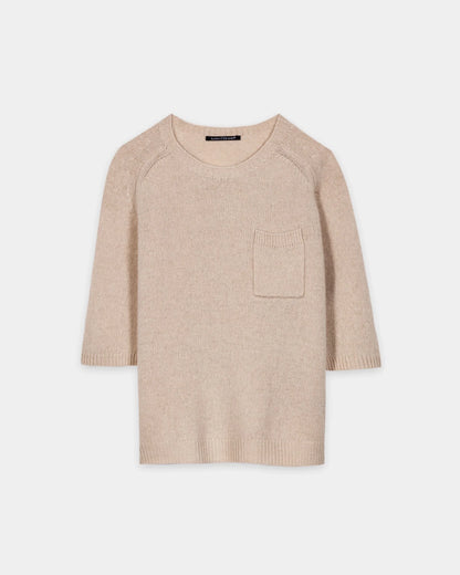 Cashmere Blend Pullover - Cappuccino