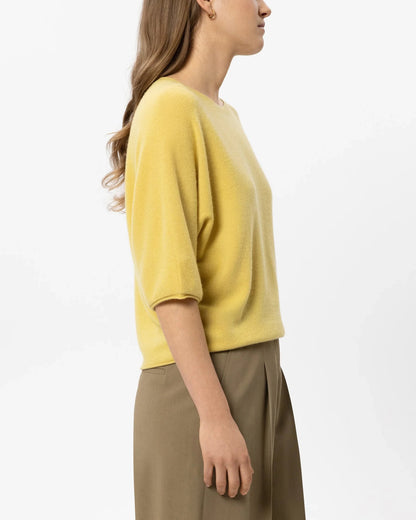 Cashmere Blend Pullover - Signal Yellow