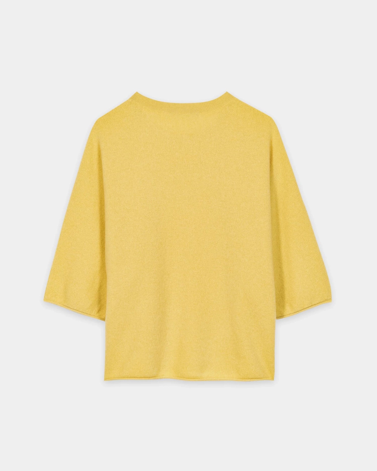 Cashmere Blend Pullover - Signal Yellow
