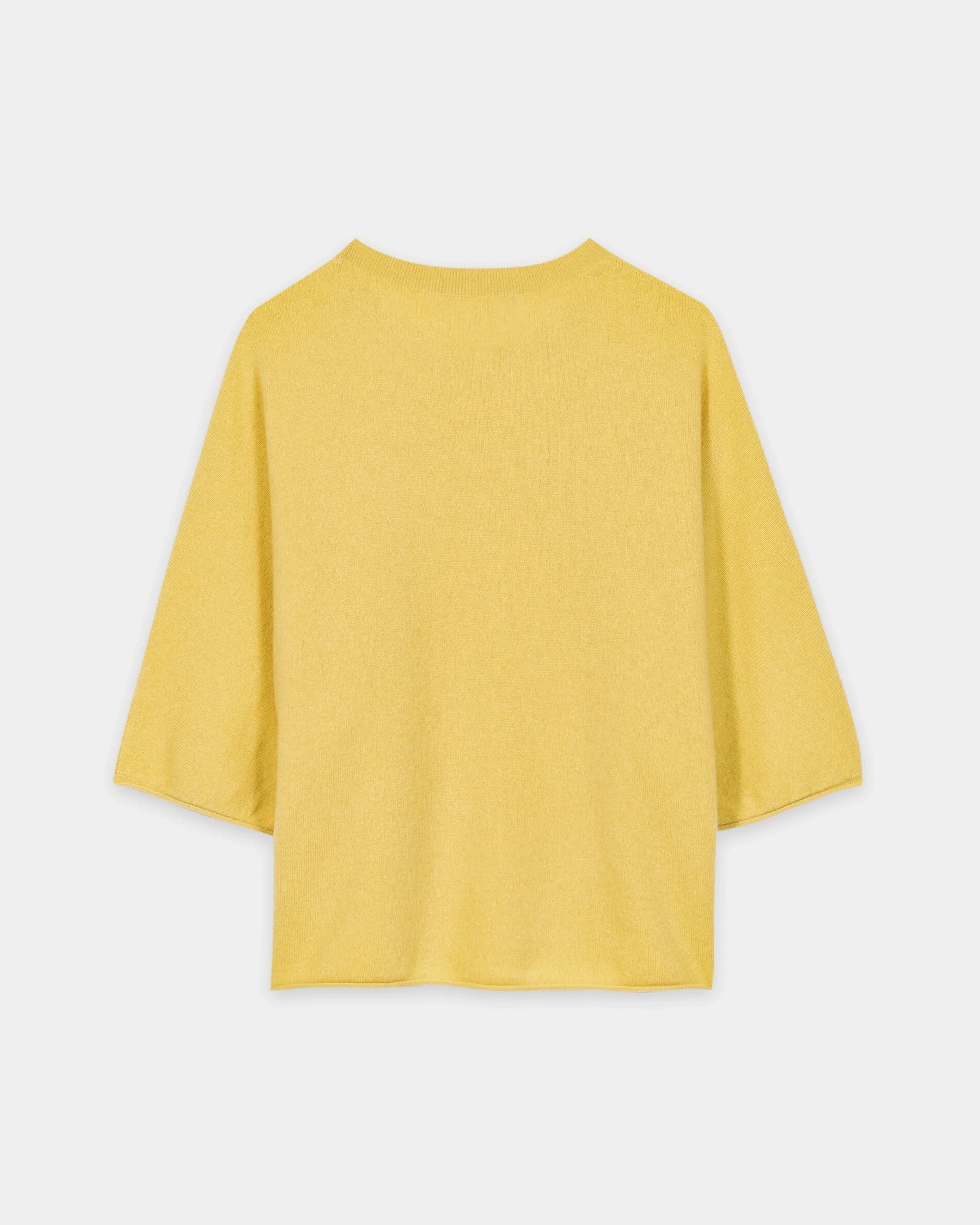 Cashmere Blend Pullover - Signal Yellow