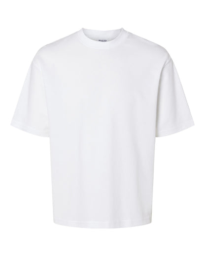 Loose Fit Oscar Short Sleeve O-Neck Tee - Bright White
