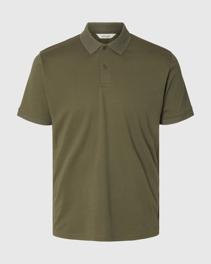 Fave Button Short Sleeve Polo Noos - Kalamata