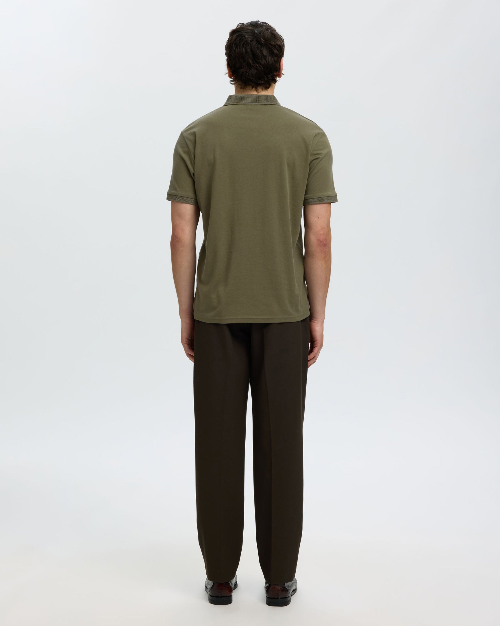 Fave Button Short Sleeve Polo Noos - Kalamata