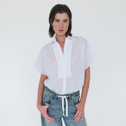 Biana Short Sleeve Shirt - White