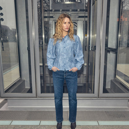 Cecilia Perla Jeans Ankle Length - Dark Blue