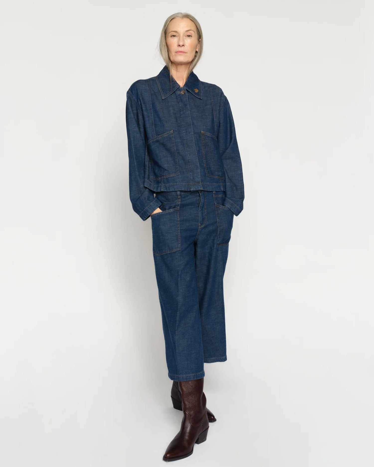 Culotte Arge Jeans - Dark Blue