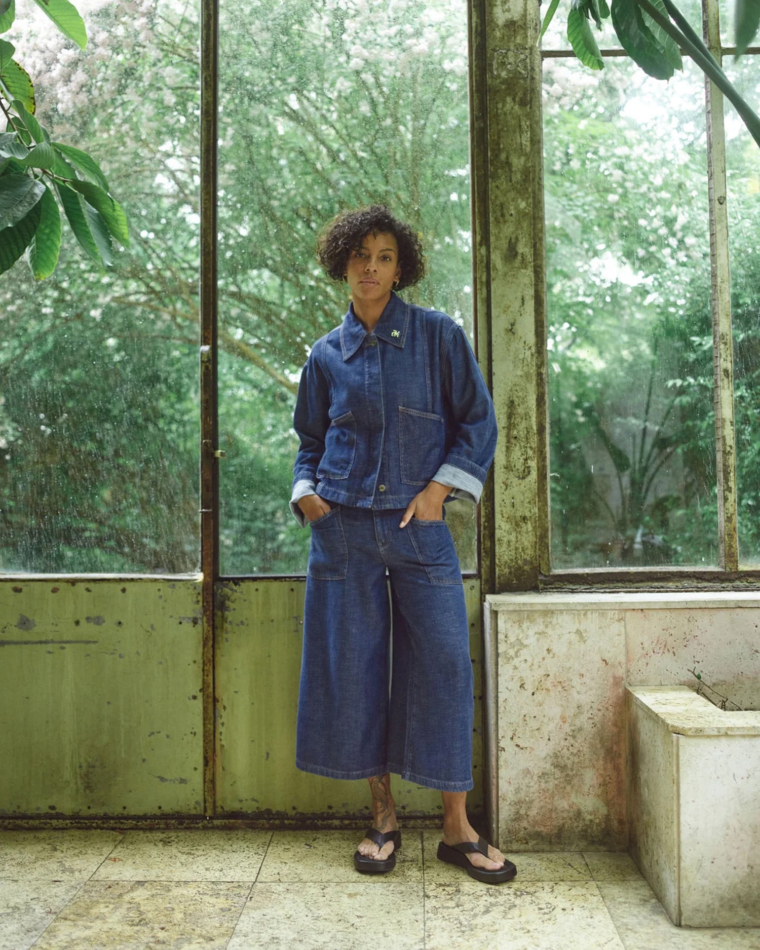 Culotte Arge Jeans - Dark Blue