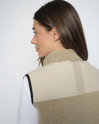 Rowe Eli Teddy Vest - Feather Gray
