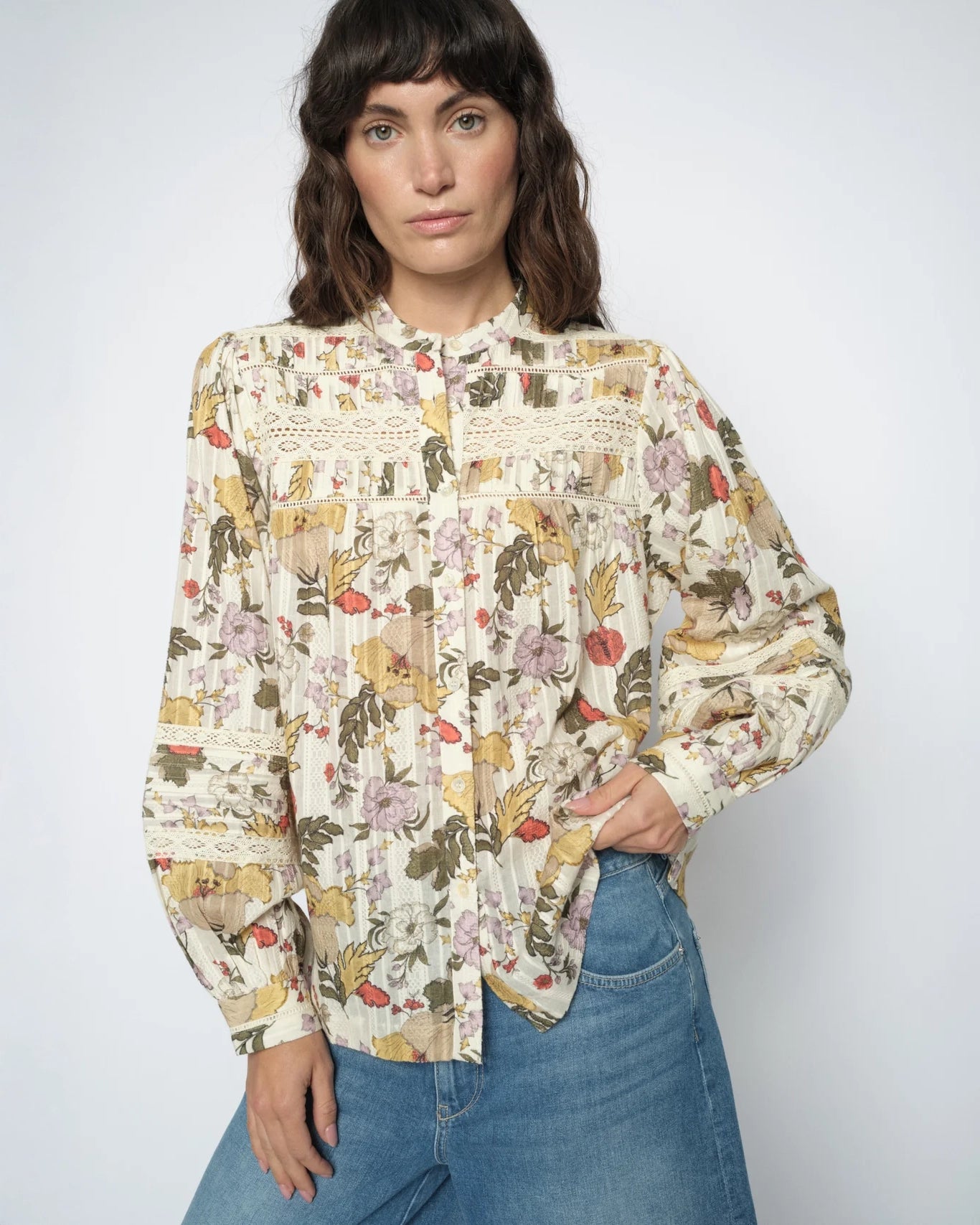 Bell Flowwa Shirt - Ecru