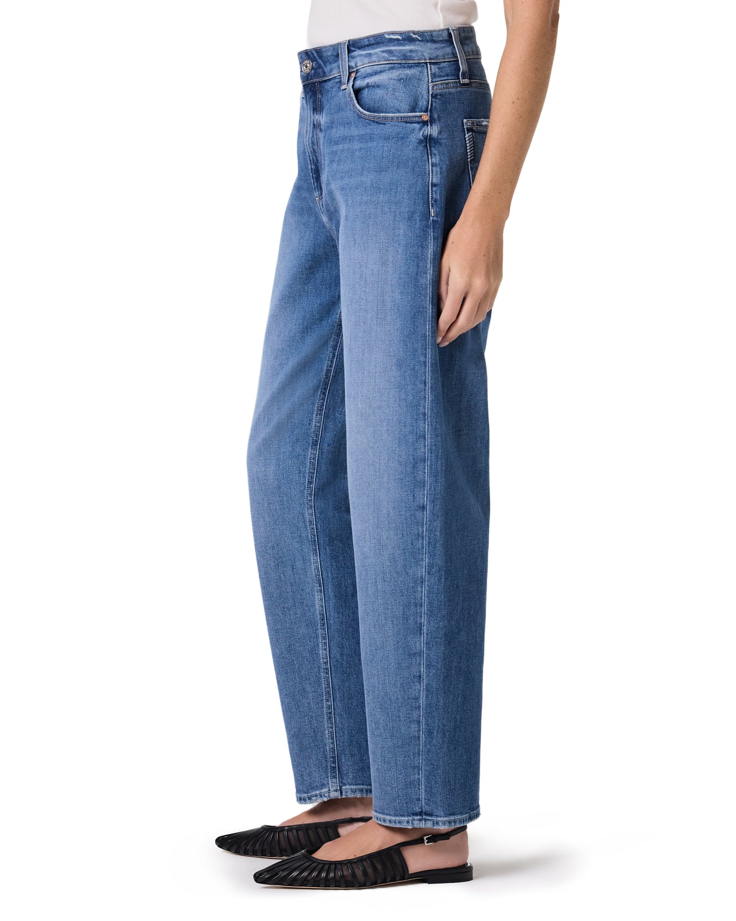 Alexis Barrel Leg Jean - Poet