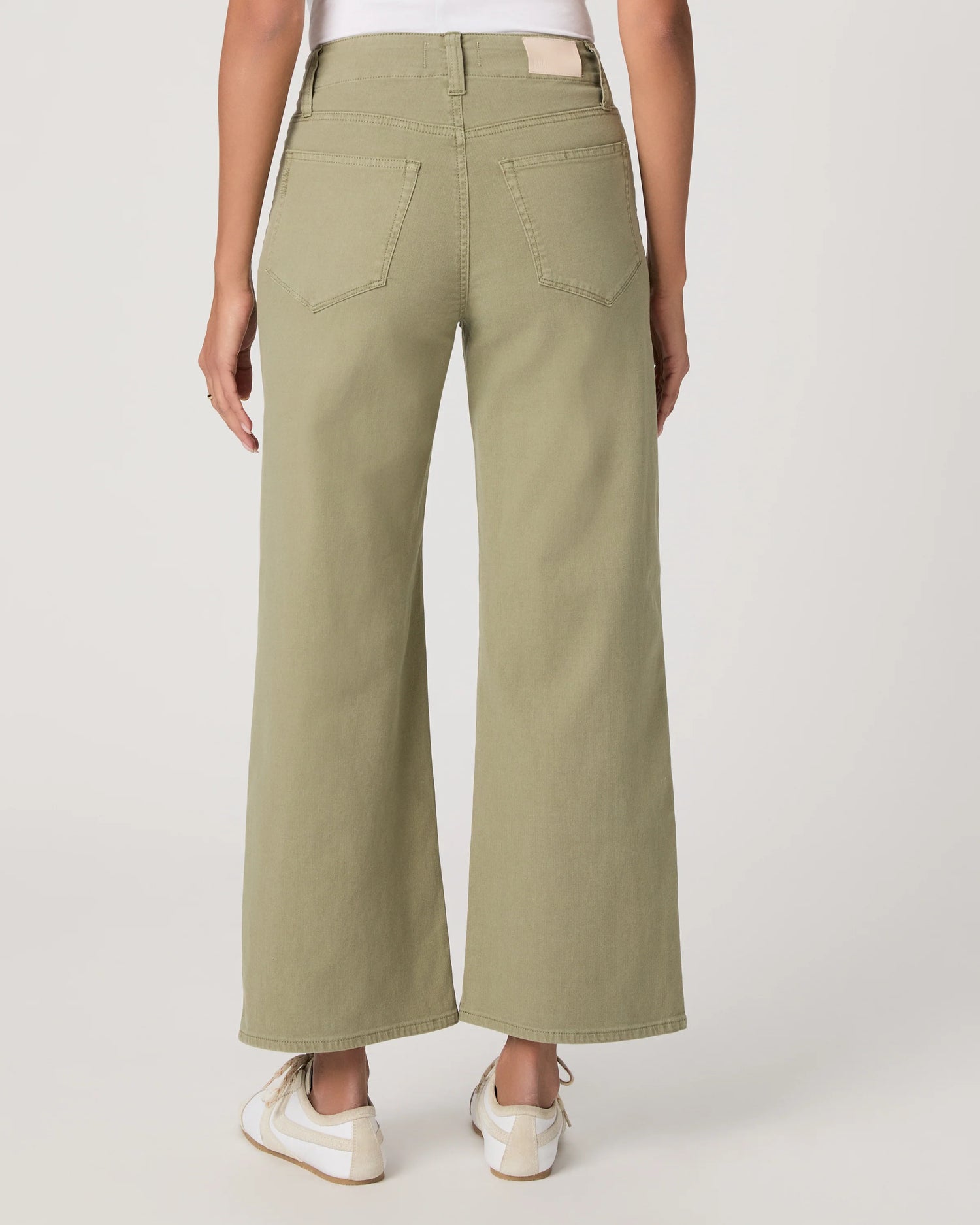 Anessa with Stitch Through Utility Pocket Jean - Vintage Oak Moss
