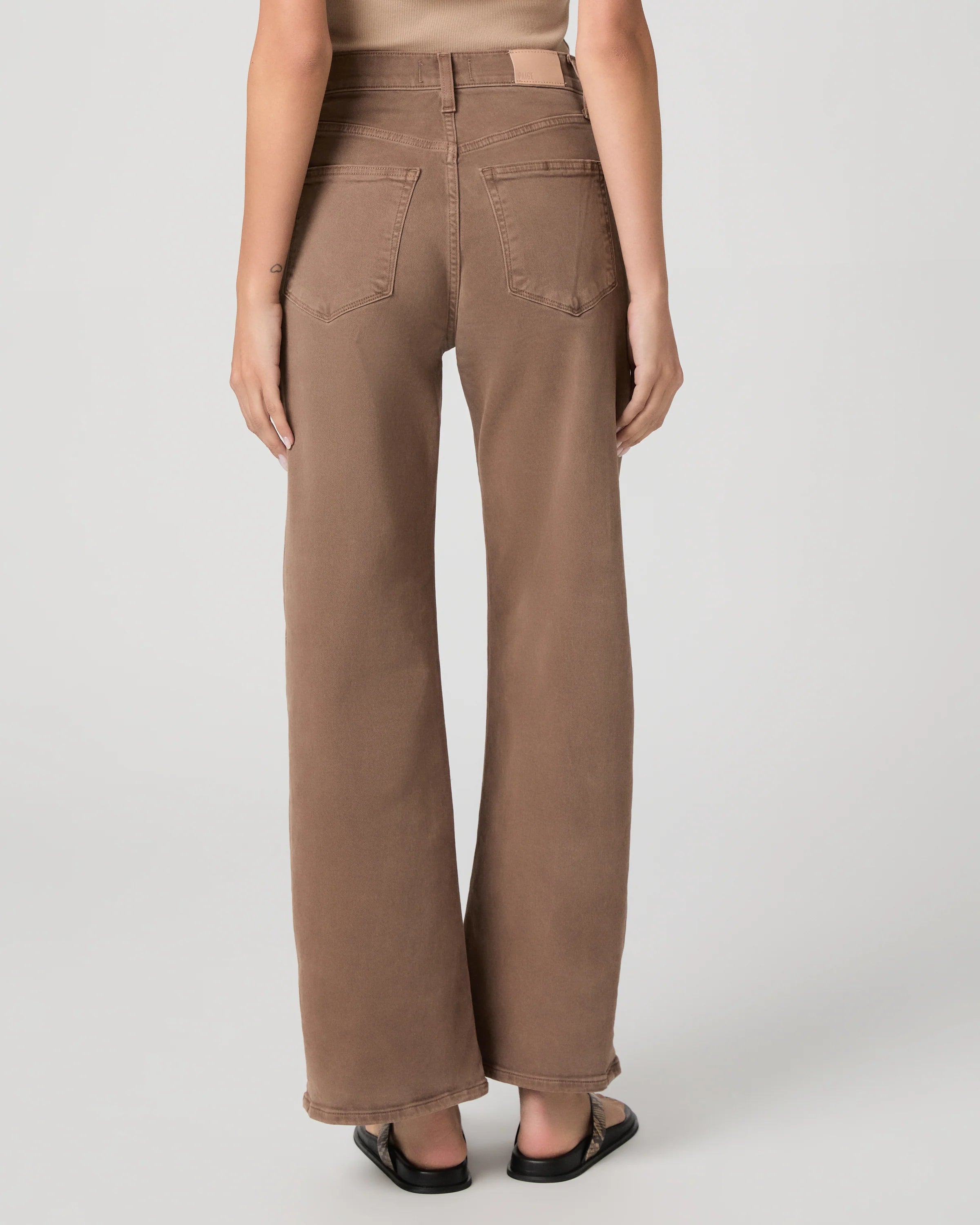 Anessa with Twisted Outseam Panel Raw Hem - Hollyhock