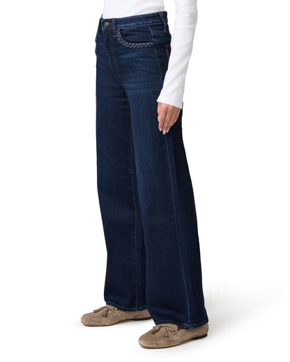 Anessa 31in Jeans With Braided Pocket Edge - Eterno