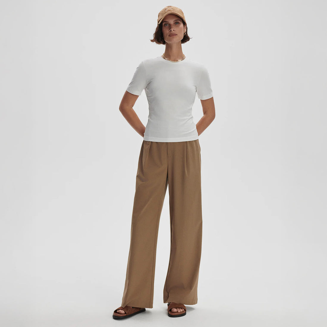 Regina Fitted Tee - White