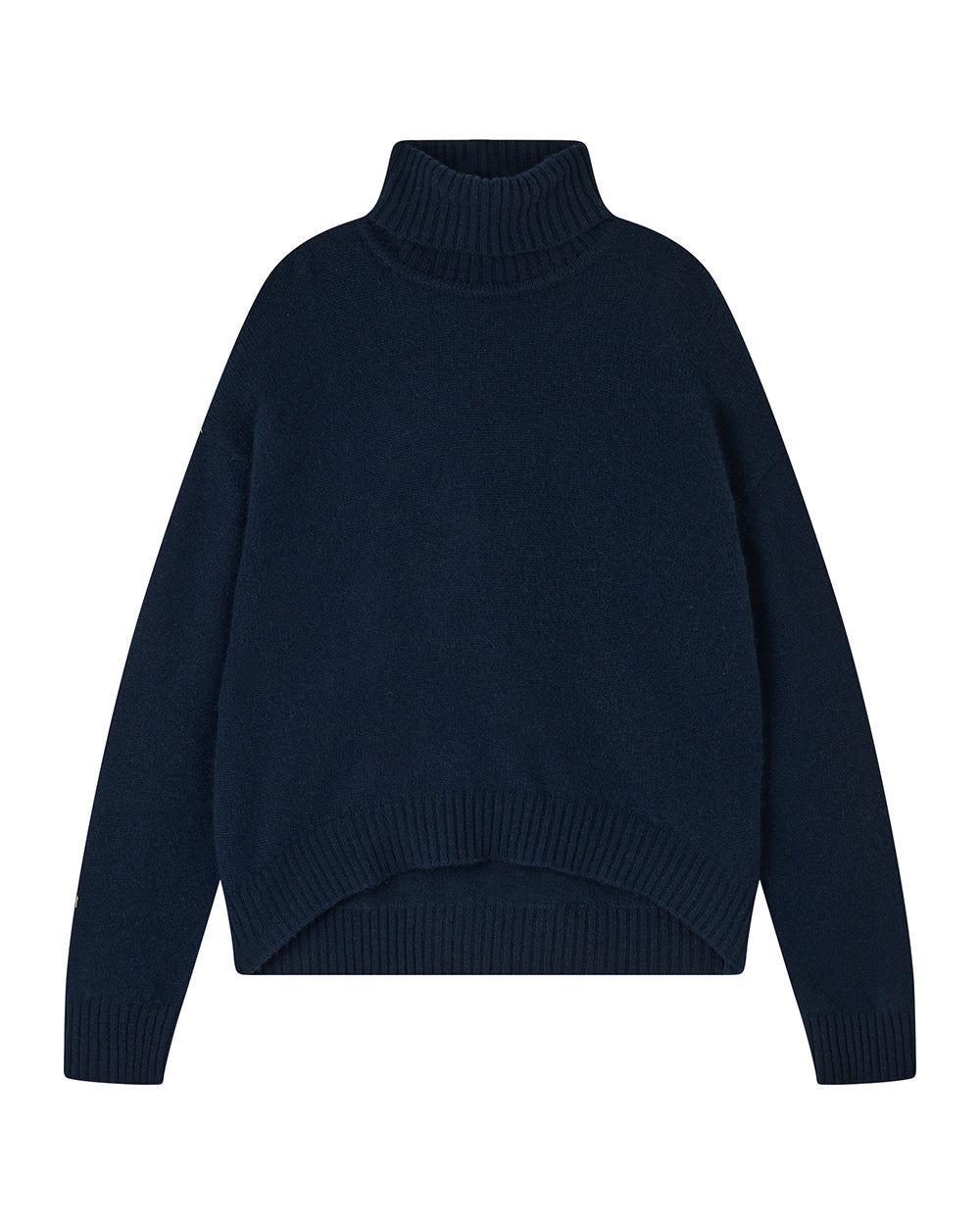 Oversize Roll Collar - Navy