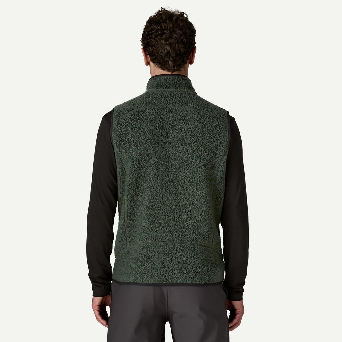 Retro Pile Vest - Old Growth Green