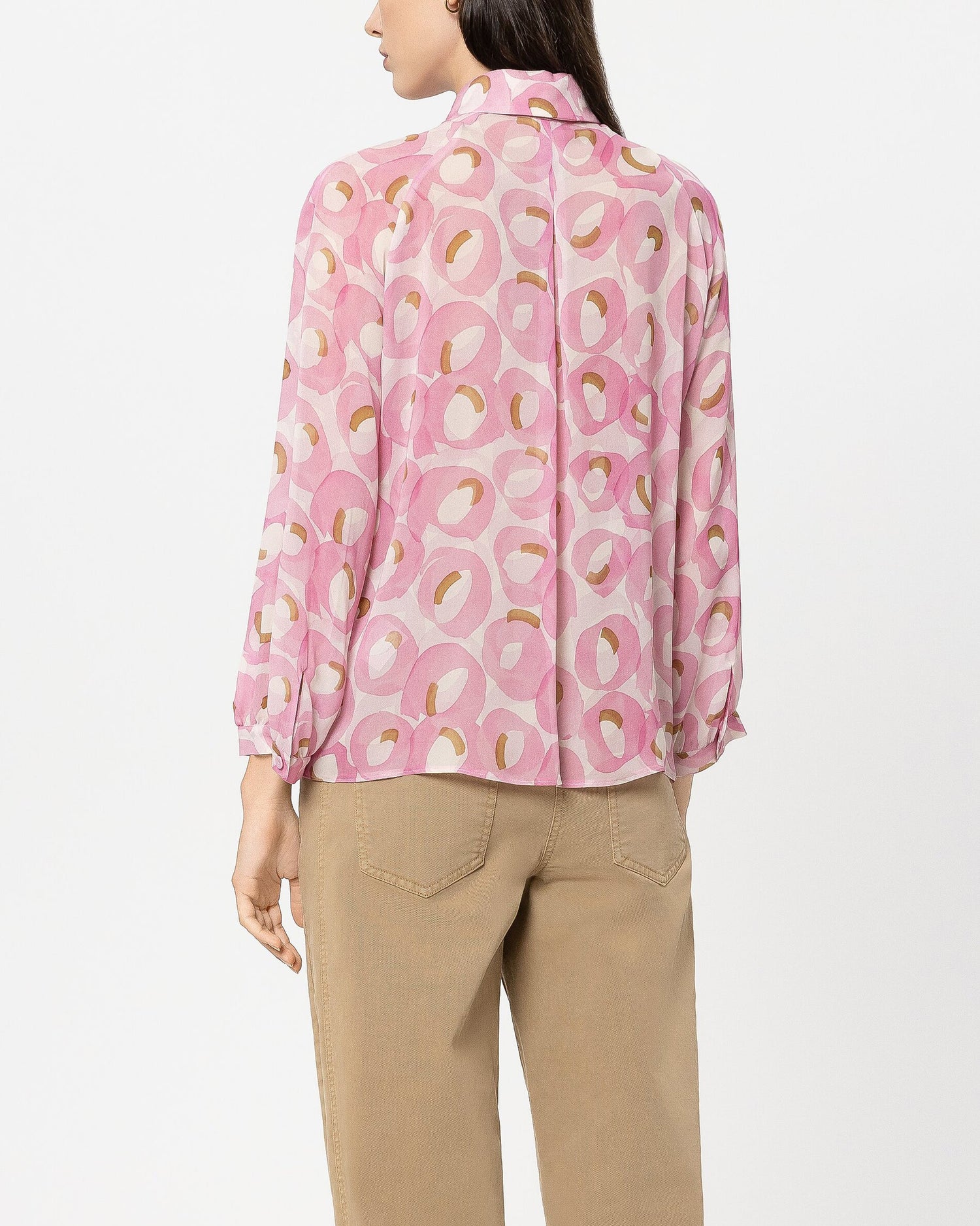 Retro Print Shirt - Retro Print Pink